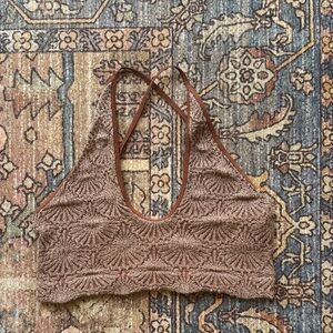 Free People Intimately Textured Brown Bralette